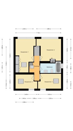 Floorplan - Emmakade 6, 2411 JA Bodegraven